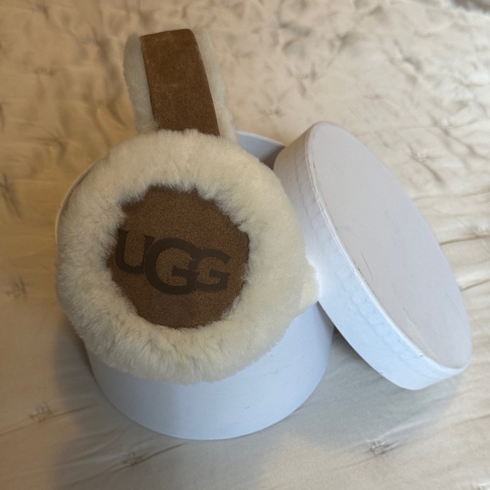 UGG Brown Sheepskin Earmuffs